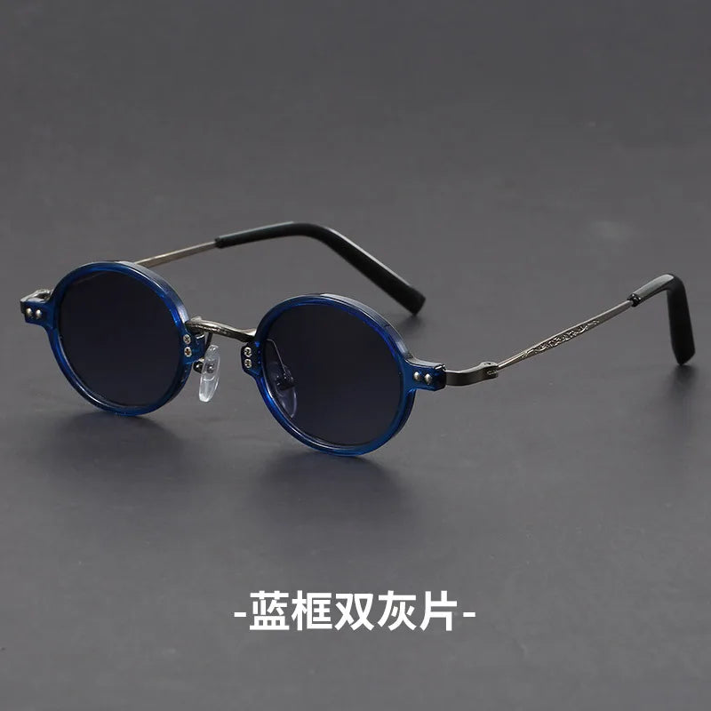 Round Sunglasses Man New FashionOutdoor Shades for Driving Women Brand Designer Vintage Fashion Sun Glasses Trendy Glasses UV400