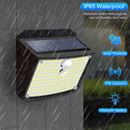 Outdoor Solar Light 468/208/138 LED Outdoor Solar Light LED Solar Security Lights Garden Waterproof 3 Modes Wall Lamp Fence Yard