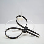 Flex Cuffs Plastic Nylon Heavy Duty Double Buckle Disposable Zip Tie Handcuffs Toughness Cable Handcuff Security Outdoor