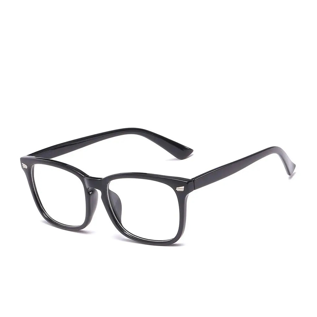 Classical Blue Light Blocking Glasses Square Computer Glasses Nerd Eyeglasses Frame Anti Blue Ray Computer Game Glasses