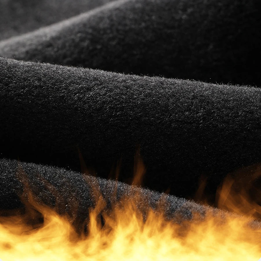 Winter Warm Gloves for Men with Thick Velvet, Windproof and Waterproof, Touchable Screen, Sports Running, Driving, Outdoor Cycli