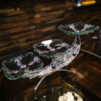 Kitchen Unique Plates Organizer Elegant Multifunctional Advanced Plates Pretty Luxury Charolas Decorativas Room Decoration