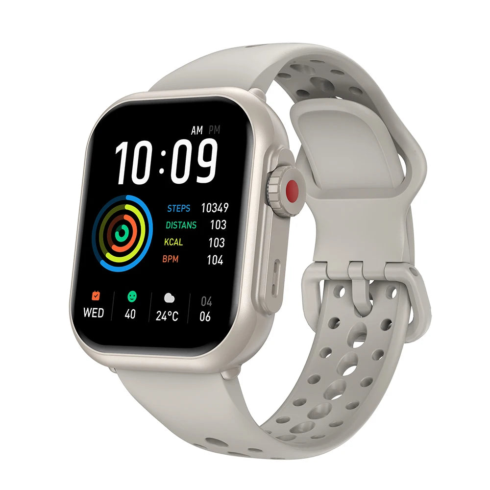 Smart Watch with 1.83-Inch Screen, 24-Hour Health Monitoring, Multiple Sports Modes, Information Reminders, Bluetooth Calling