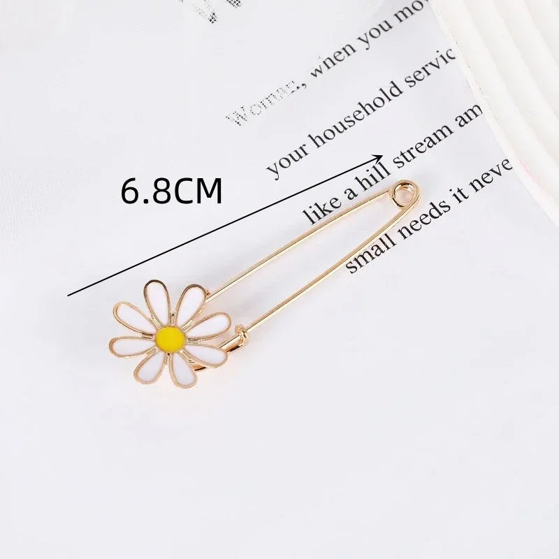 Broche Set Big Beads Fashion Clothing Brooches for Women Pearl Lapel Safety Sweater Coat Dress Pins Badge Buckle Accessories