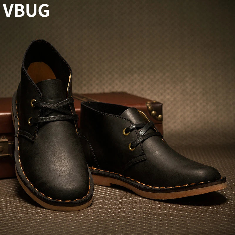 Man's Safety Shoes Man for Work Men's Classic Fashion Boot Flat Ankle Boots Mens Winter Footwear Male Sneakers Men 2023 Shoe