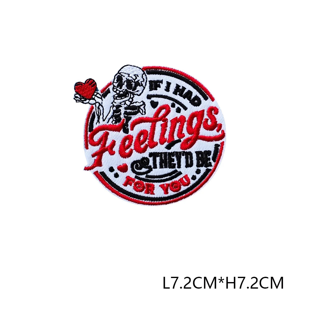 Valentine's Day Emblem Clothing Accessories Badge Sticker Embroidered Embroidery Sticker Iron-on Patches