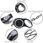 Pet Leash Long Strong Pet Leash For Large Dogs Durable Nylon Retractable Big Dog Walking Leash Leads Automatic Extending Dog Leash Rope