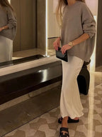 MUJER Woman 2025 Satin Skirt Women High Waist Long Skirts For Women Summer Black Midi Skirt Woman Office Elegant Women's Skirts