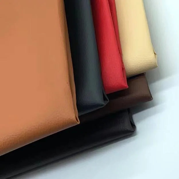 Artificial Leather For DIY Bag Material Fabric , Faux Leather Nice PU Leather 50*160cm Upholstery Furniture Fabric 0.65mm