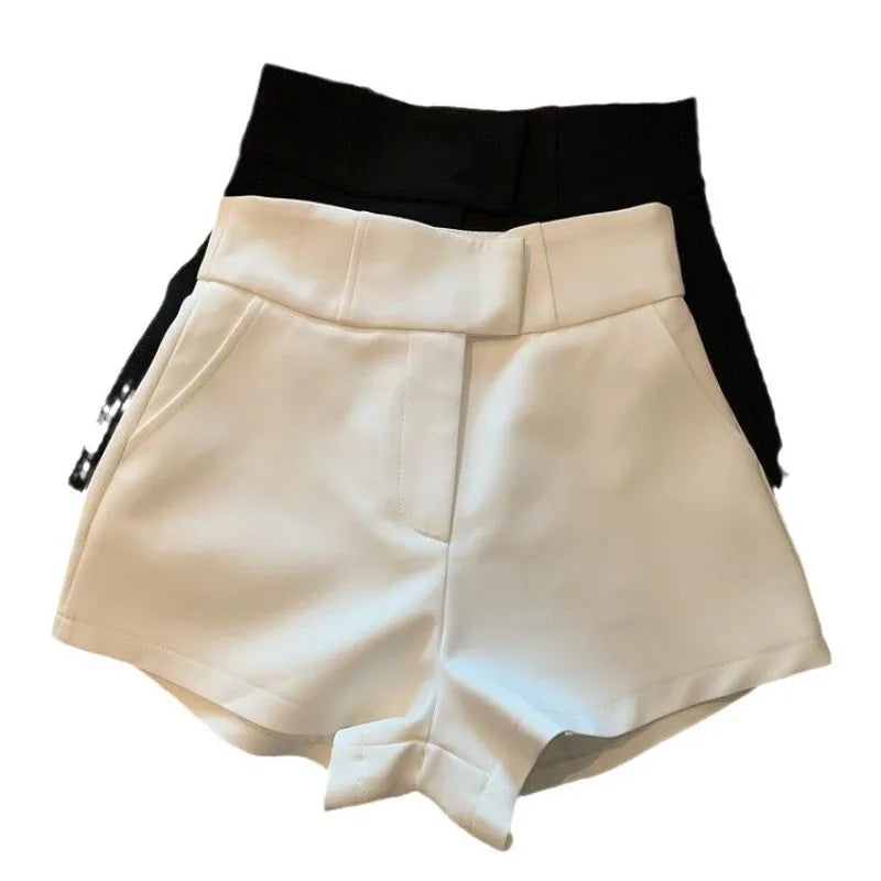 Women Shorts Mooyufon Black Shorts Women Harajuku Elegance High Waisted Shorts A Line Slim Casual Hot Girl Straight Pants Sexy