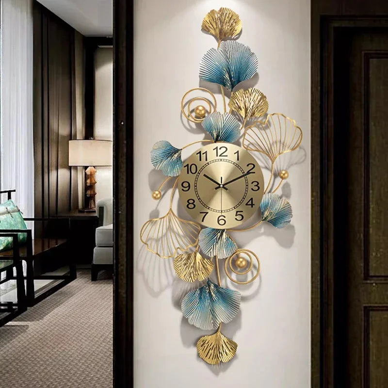 Bathroom Aesthetic Clock Wall Luxury Mechanism Modern Minimalist Modern Luminous Bedrooms Relogio De Parede Home Decoration