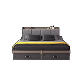 Unique Bedroom Bed Aesthetic Modern Girls Storage Luxury Bed Lounge Sleeping Headboard Letto Matrimoniale Home Accessories