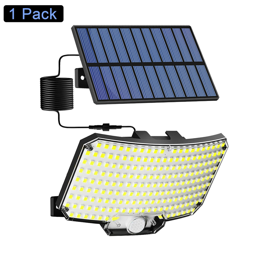 Solar Lights Outdoor 234LED 3 Modes Motion Sensor Flood Lights with Remote IP65 Waterproof Security Solar Lights for Outside