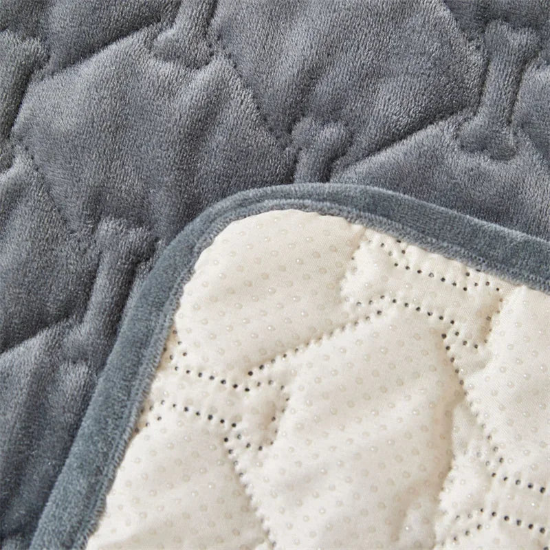 Pet Bed Mat Sofa Blankets Winter Warm Pet Blanket Dogs Cats Sleeping Beds for Large Medium Dogs Cats with Pillow Removable