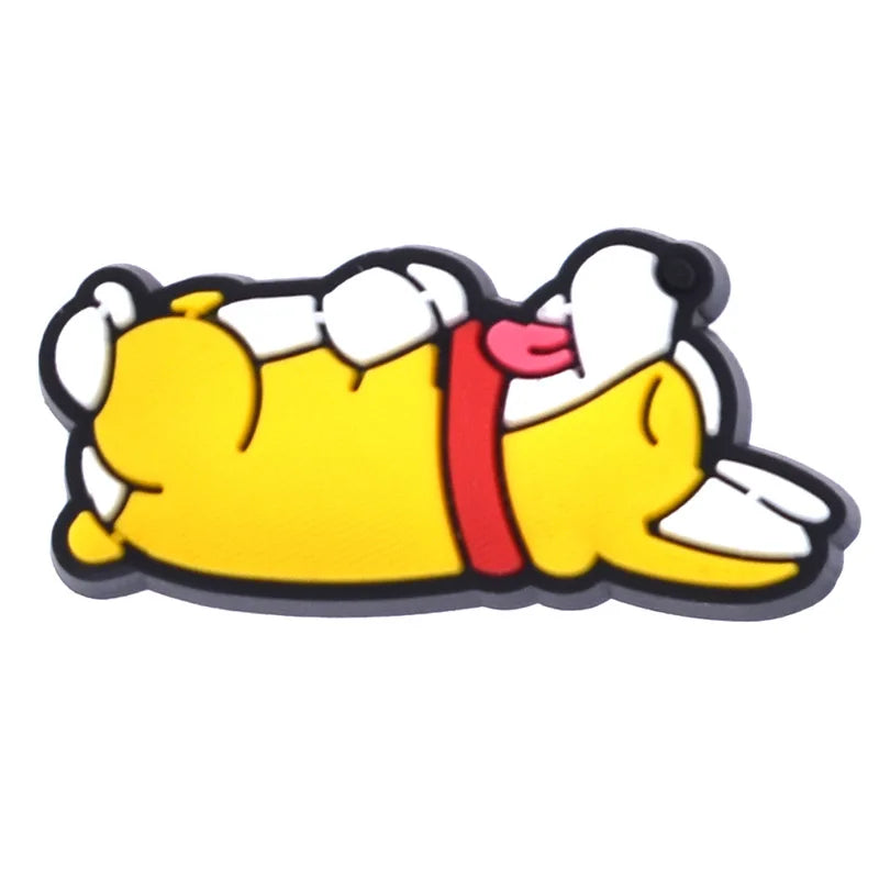 Shoe Charms for Crocs Accessories Dog Pet Badge Women Clogs Buckle Kids Pins Men Decoration Jeans X-mas Gift Shoe Accessories