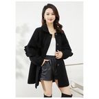 New Wool Coat with Fat Mid-length Fashion Double-sided Wool Coat