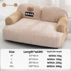 Pet bed - Dog sofa - Latex dog mat - Breathable and washable dog bed - Cat bed - Small dog sleeping cat