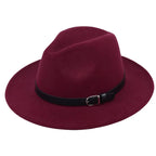 Classic British Fedora Hat Men Women Imitation Woolen Winter Felt Hats Fashion Jazz Hat Chapeau Wholesale