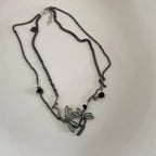 Shiny Chokers for Girls Sexy Punk Letter Night Entertainment Venue Statement Party Necklace