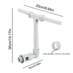 Pool Fountain Duals Spray Water Fountains forAbove Ground Inground Pools, 2-in-1 Adjustable Waterfall Pool Sprinkler Fountain