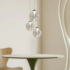 Designer Nordic Modern Minimalist Bedroom Headboard Creative Raindrop Restaurant Bar Glass Globe Aisle Balcony Chandelier