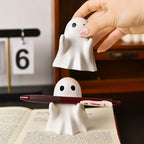 Halloween cute ghost ornament creative desktop decoration for friends birthday gift funny pen holder