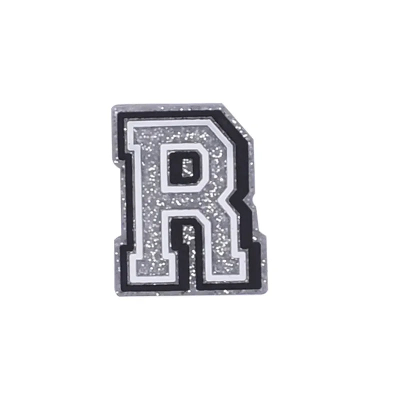 Shoe Charms for Crocs Accessories A B C Letter Shoes Charm for Croc Decorations Pins Men Accessory Jeans Woman Clogs Clips