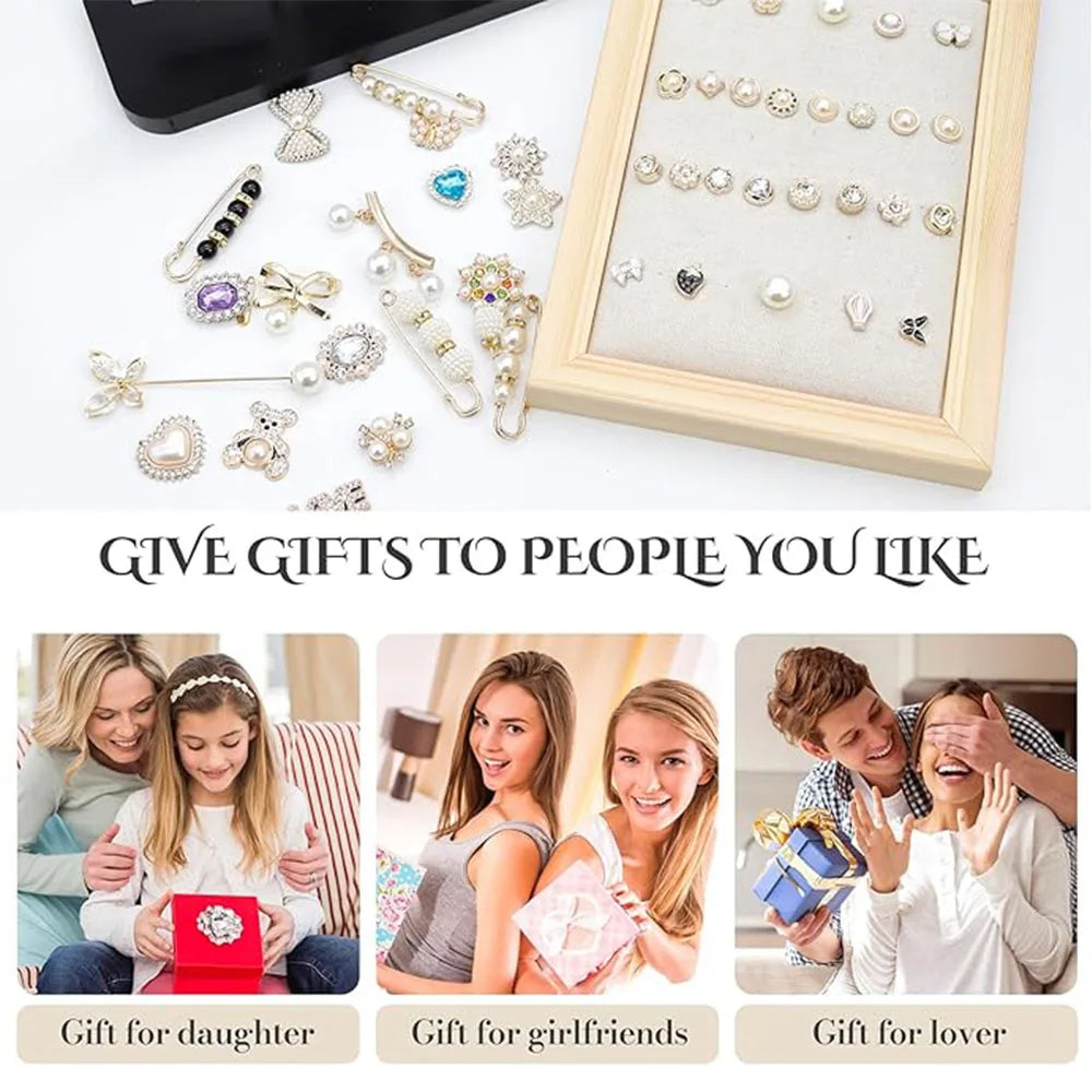 65pcs Shoe Charms for Sneakers Accessories,Safety Pin and Brooch,Junk sock pendants,Jibbitz charms for crocs,DIY Shoe Lace Charm