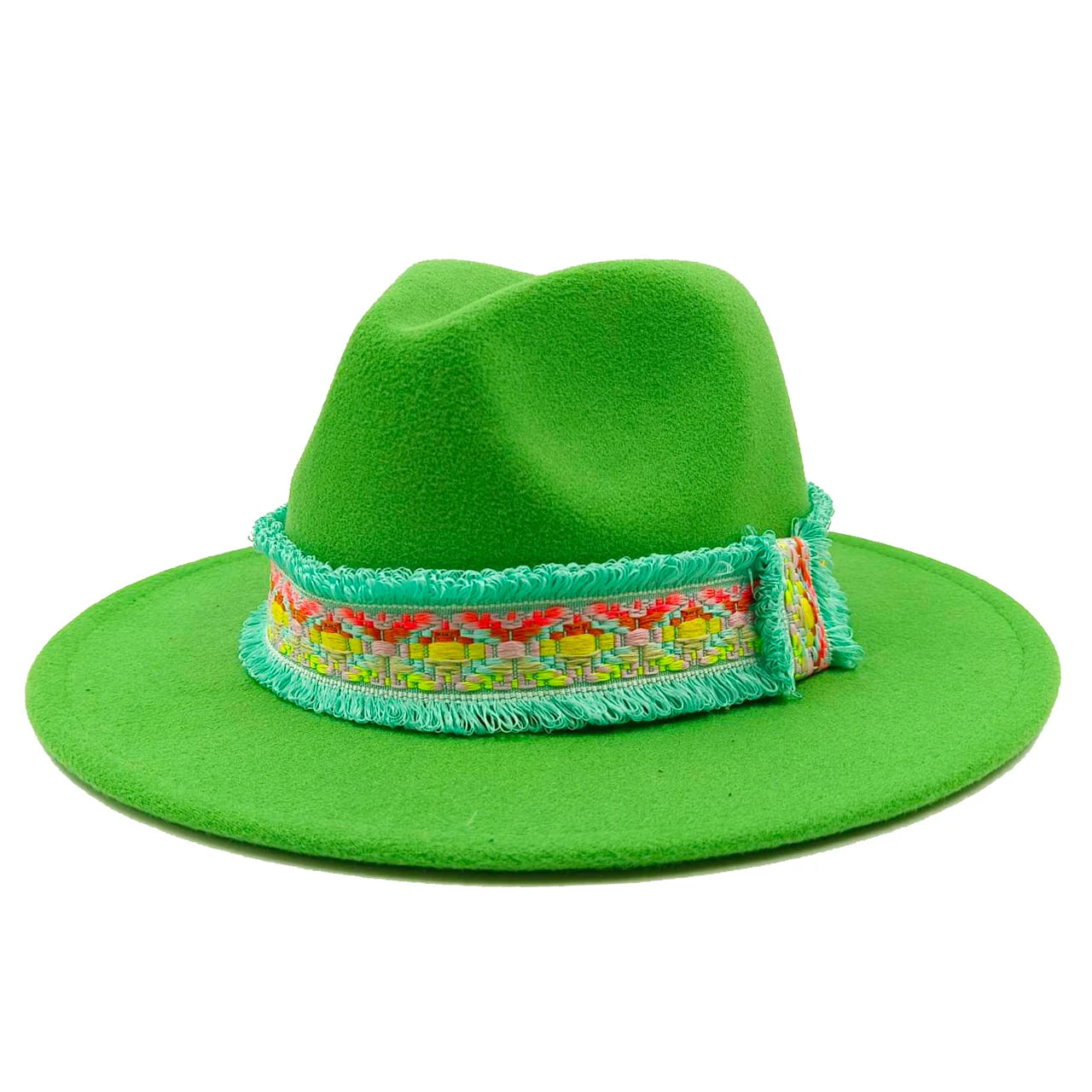 Fedoras 9.5cm Hat Bow Ribbon Feather Accessories Autumn and Winter Men's and Women's Hats Fashion Wide brimmed hats for women