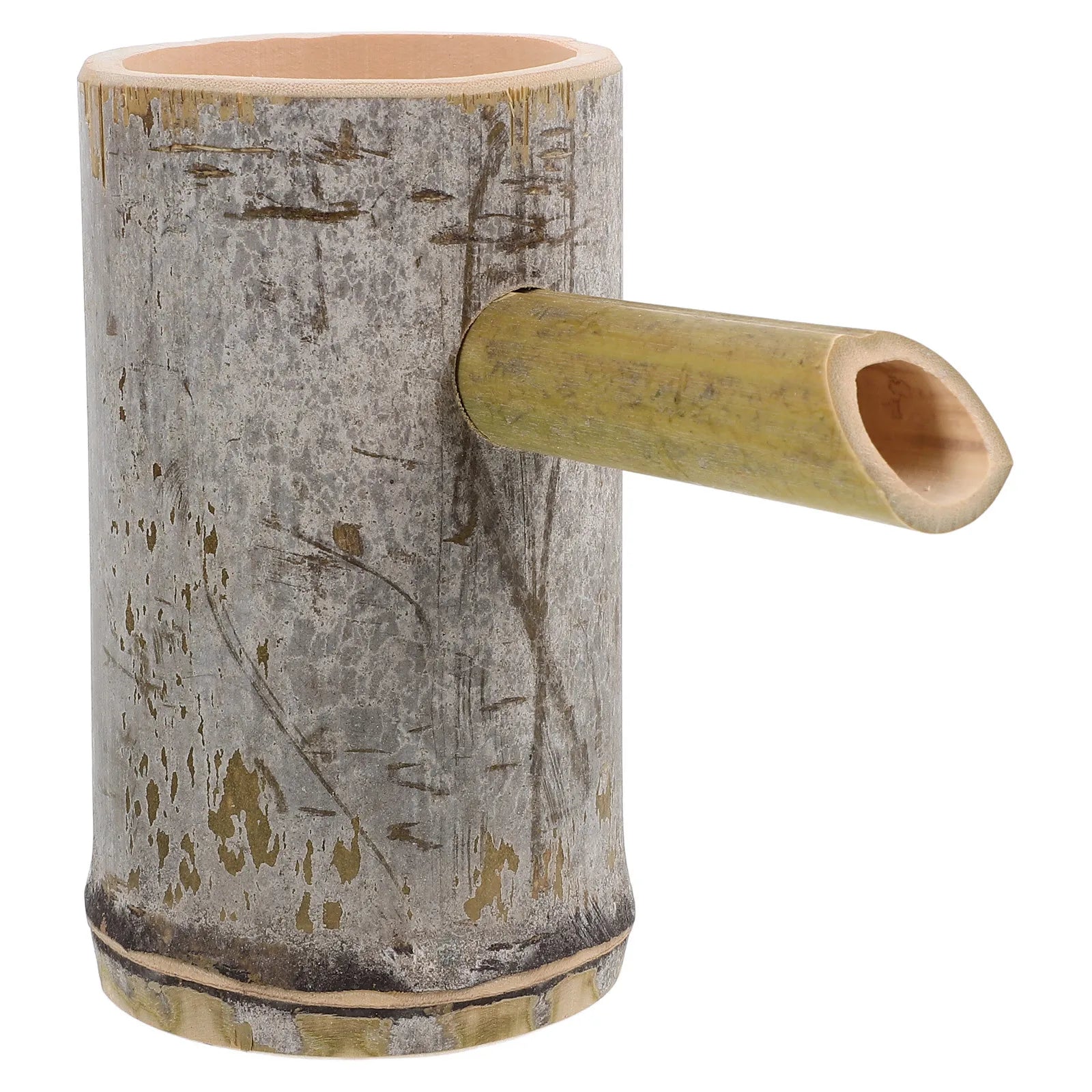 Bamboo Water Fountain Relaxing Spout Indoor Outdoor Garden Aquarium Fish Tank Decorative Waterfall Fountain Outdoor Fountains