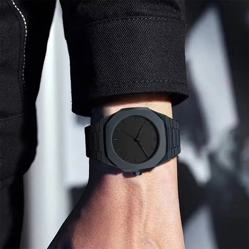Casual Men Sports Watches Fashion Plastic Strap Quartz Wristwatches For Mens Clock Reloj Hombre