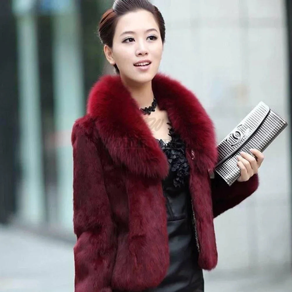 Fashion Faux Fur Wedding  Jacket Bolero Women Coat Prom Party Shrugs Wedding Wrap With Sleeves Customized