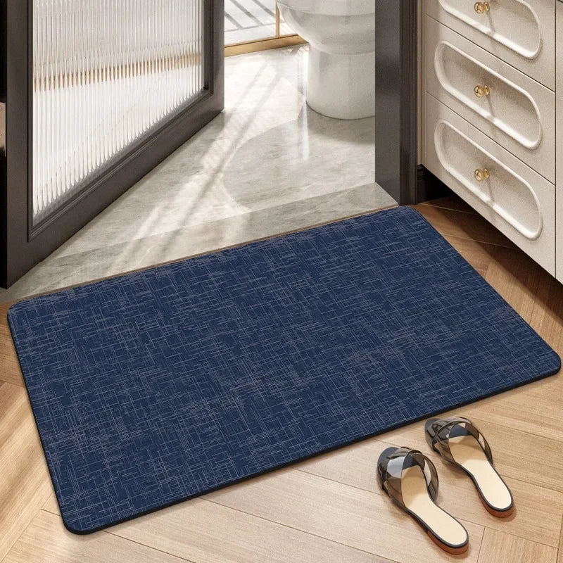 Bathroom Absorbent Carpet Quick-drying Non-slip Mat High Quality Diatom Mud Modern Home Decoration Simple and Easy To Care Rugs