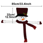 Christmas Cute Snowman Figurines Christmas Tree-Top Ornaments Party Atmosphere Decorations Festival Gift For Classmates