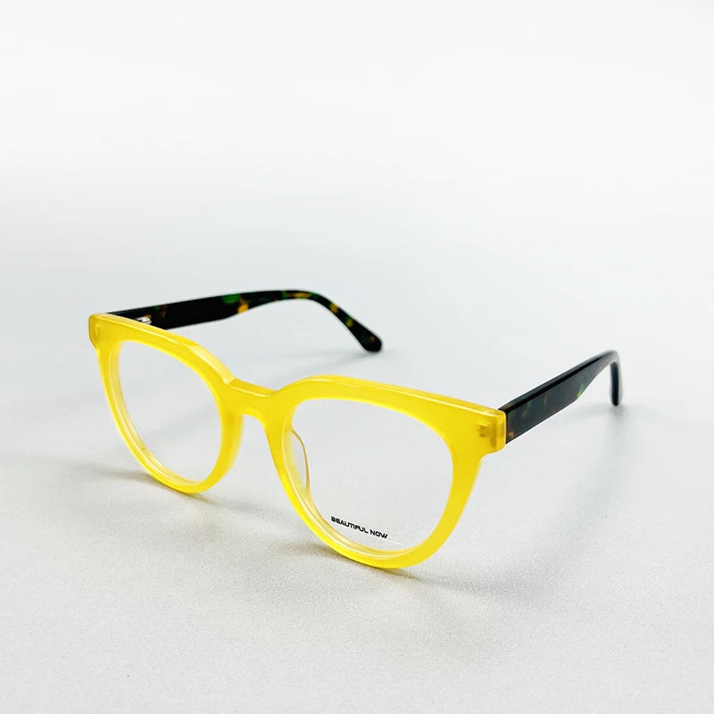 Trendy and Stylish BEAUTIFUL NOW Fashion Eyeglasses Frames with Colorful Optical Lenses for 2025 Customized Prescription Lenses