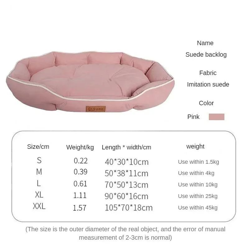 Pet Bed for Dogs Home Dog Bed Large Dog Kennel Accessories Washable Big Bedd Supplies Plush Mat Accessoires Underpad Bedding