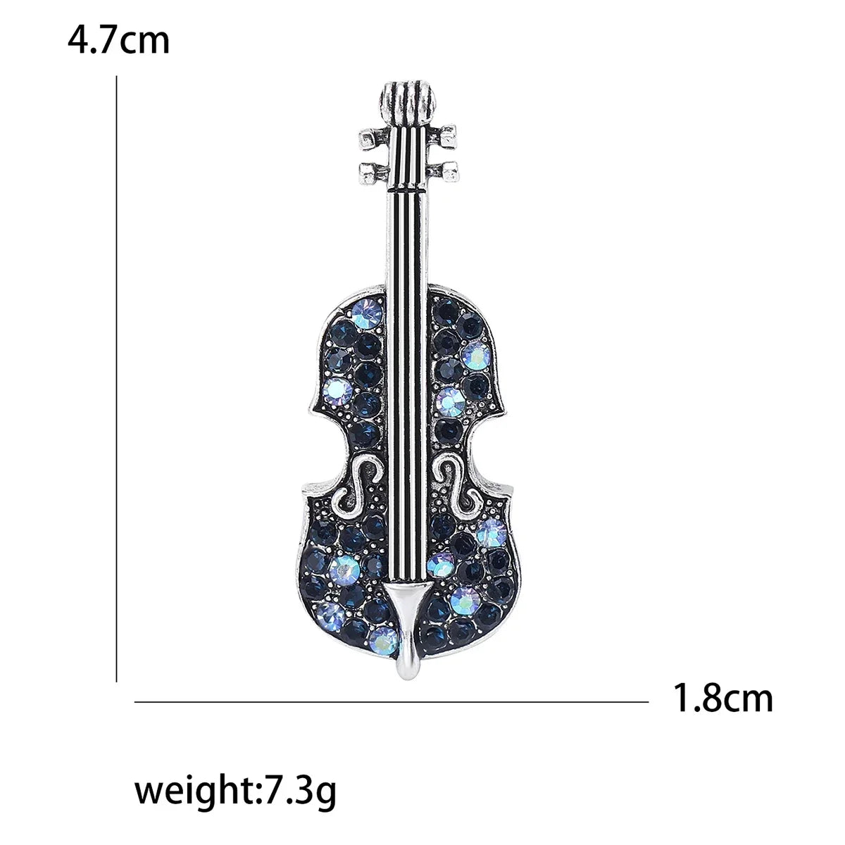 Enamel Cello Musician Brooches for Women Unisex Musical Instrument Pins Multi-color Available Office Party Accessories Gifts