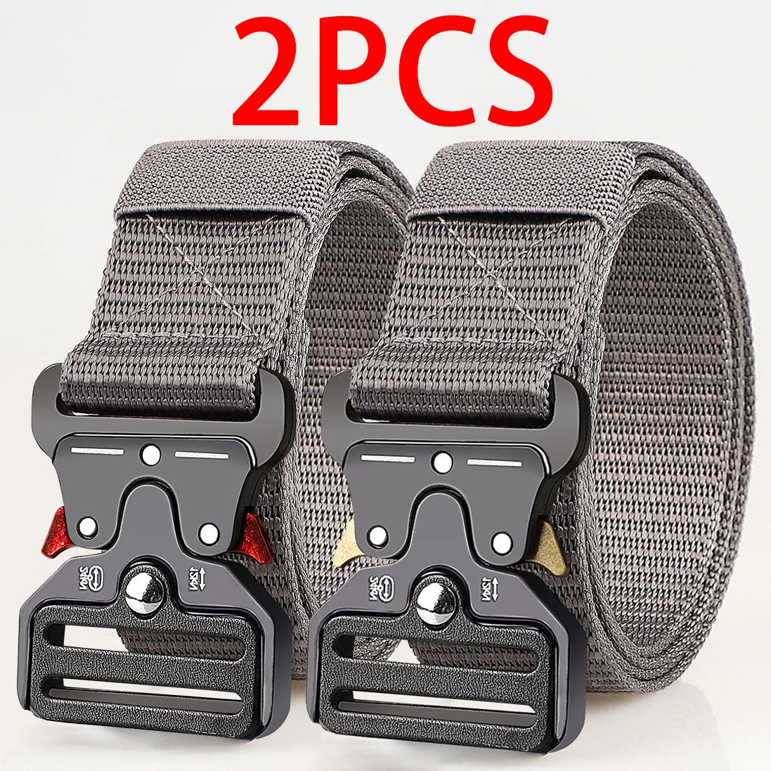 Versatile Men's Tactical Belts - Durable, Adjustable Design-For Outdoor Sports Enthusiasts，Pair with Pants Jeans，For Men Women ﻿