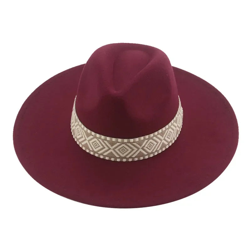 Hat Hats for Women Fedoras Men Caps Male Autumn Winter Solid Winter Hat Casual Band Jazz Caps 60cm Big Size Sombreros De Mujer