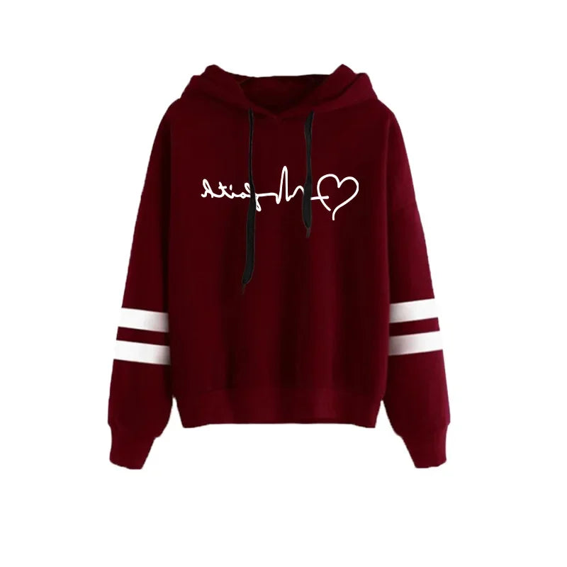 2025 women's hoodies Autumn Winter Fashion Hoodies for Women New Arrival Girls Cute Pullover Daily Casual Sports Hooded Sweatshirts Outdoor Tops