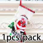 (1pcs/pack) Christmas Decorations, Christmas Socks, Gift Bags, Christmas Scenes, Window Display, Small Pendants, Christmas Decor