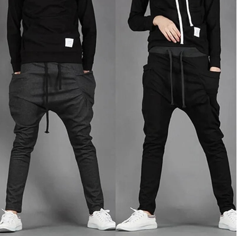 Men Joggers  2024 Big Pocket Hip Hop Trousers Men's Harem Pencil Pants Men's Jogger pants Sweatpants Men