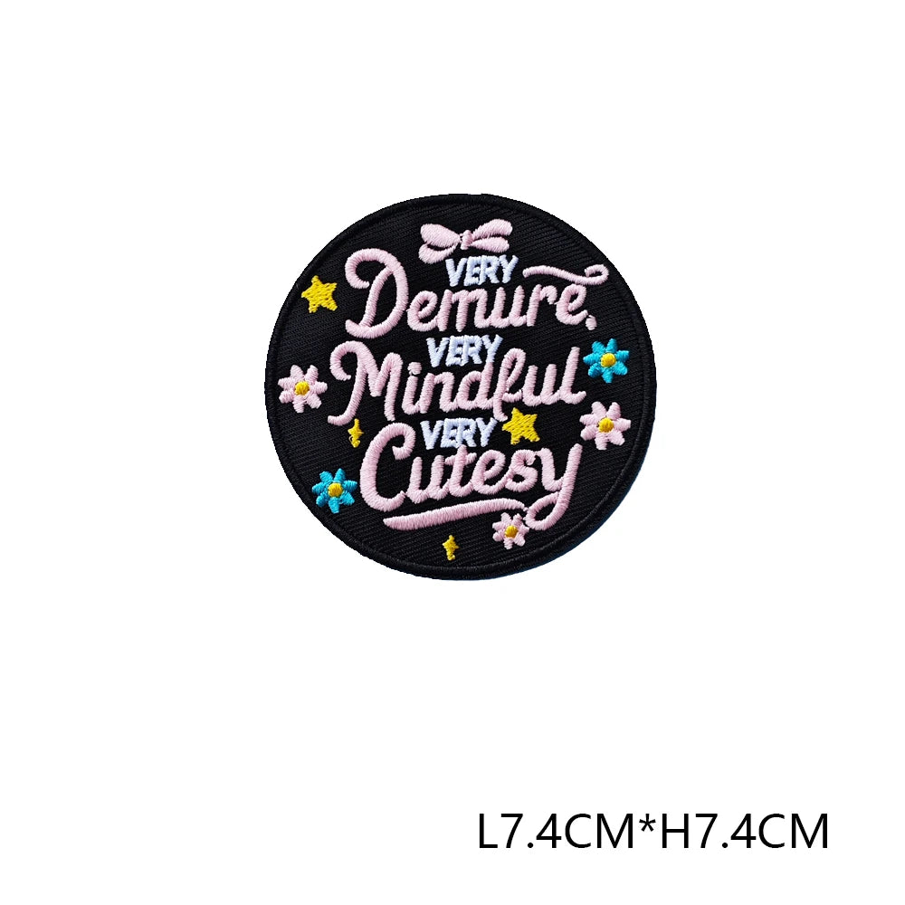 Valentine's Day Emblem Clothing Accessories Badge Sticker Embroidered Embroidery Sticker Iron-on Patches