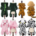 Pet Dog Clothes Soft Warm Fleece Dogs Jumpsuits dog hoodie Pet Clothing for Small Dogs Puppy Cats Hoodies Chihuahua Yorkshire Costume Coats