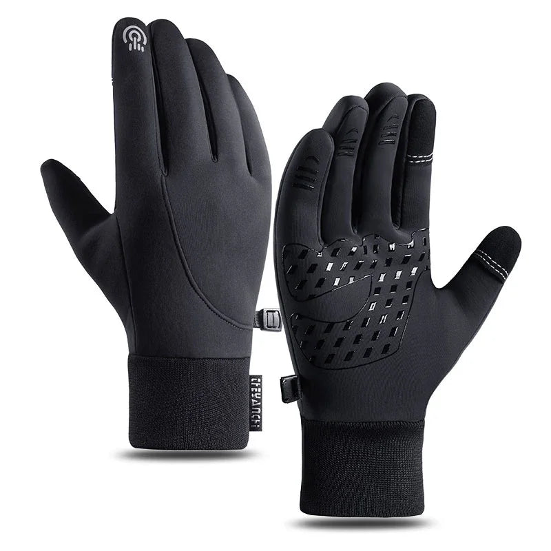 Winter Gloves for Men Women - Waterproof Thermal Glove for Cold Weather,for Running Cycling with Touchscreen Finger