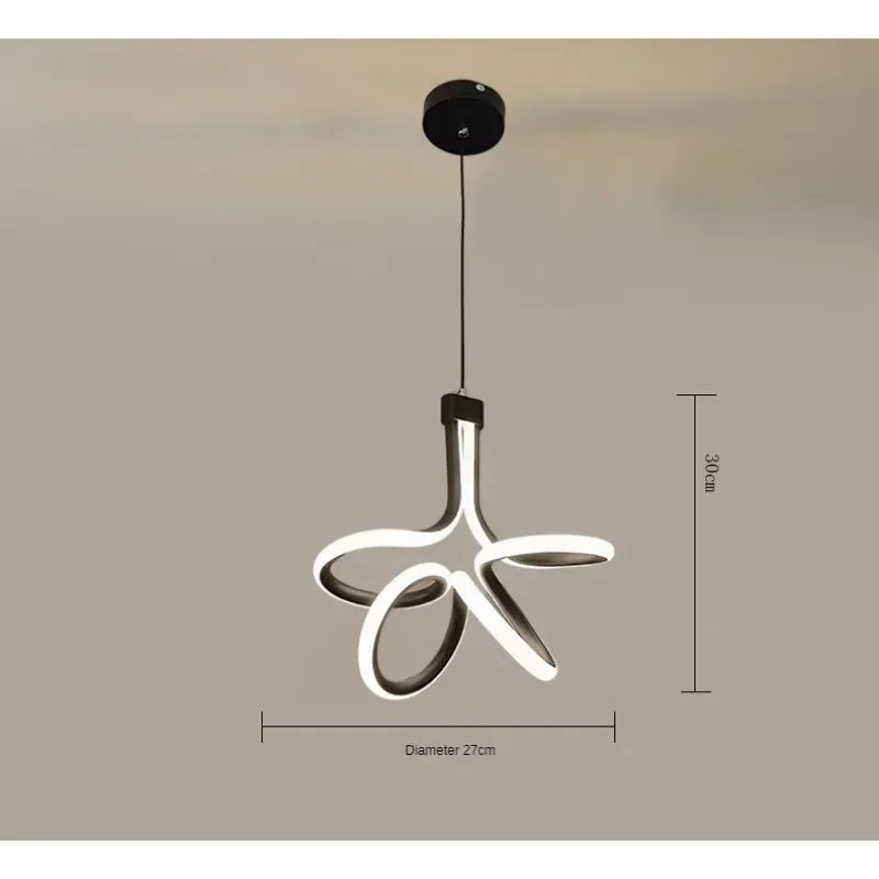 Modern Minimalist Bedroom Dining Room Foyer Entrance Balcony Aisle Corridor Chandelier