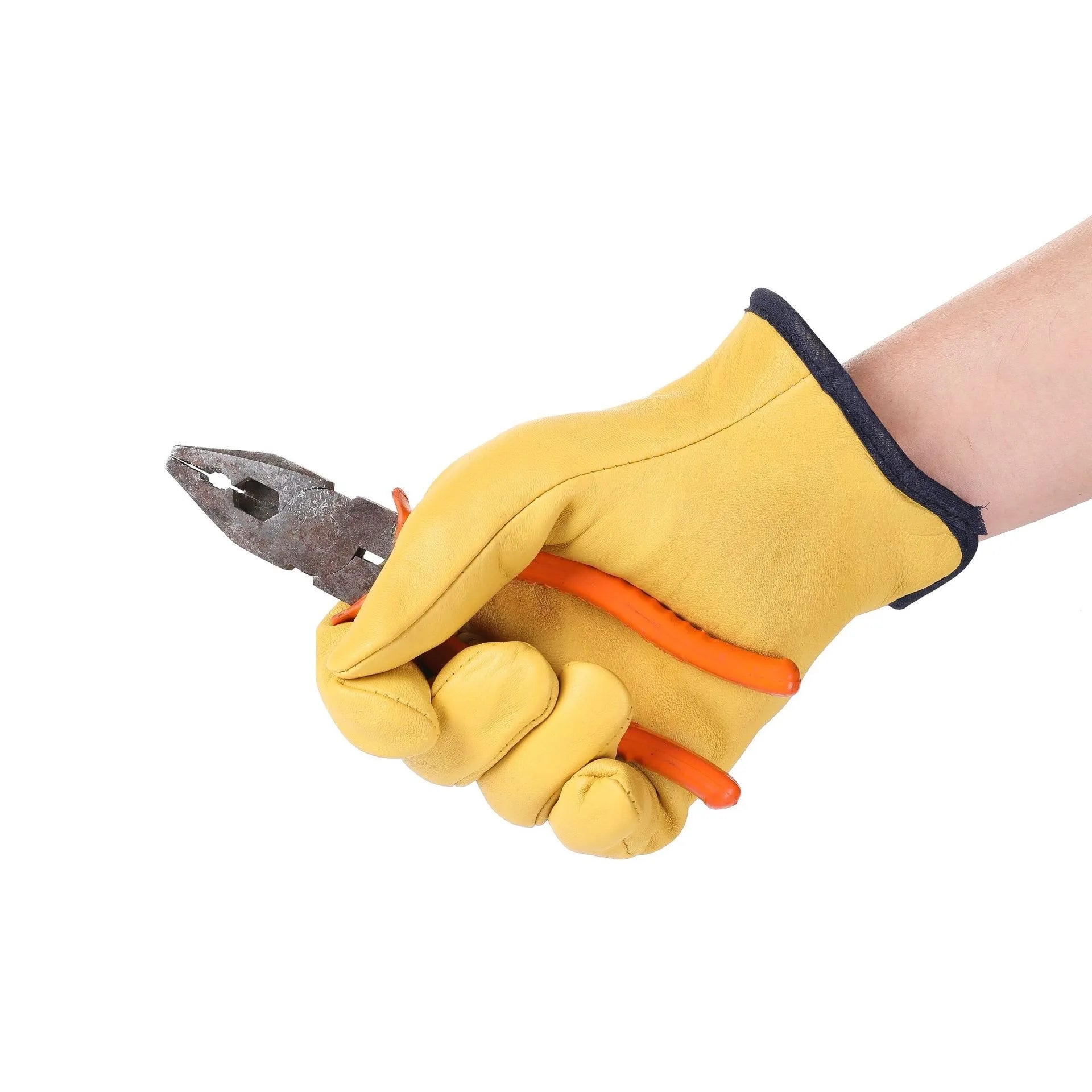 Winter Work Gloves Leather Thermal Glove Cold Weather Warm Cotton Lining freezer Working Glove