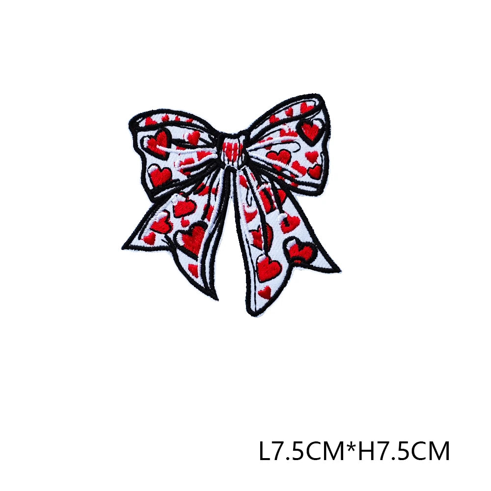 Valentine's Day Emblem Clothing Accessories Badge Sticker Embroidered Embroidery Sticker Iron-on Patches