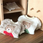 Pet Hoodies Plush Embroidered Hoodies Teddy Autumn and Winter Clothing Trendy Brand Two Leg Clothes Cat Pet Velvet Clothes