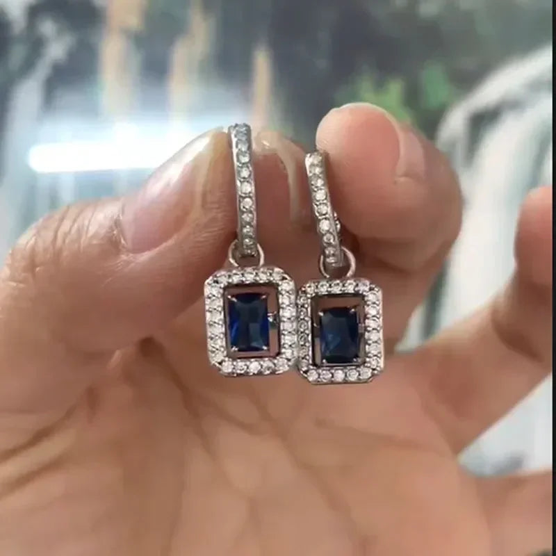 Original Drop Earrings 2025 New Trendy Crystal Fine Jewelry Sets Designer Earring Gift Party Jewelry for Women